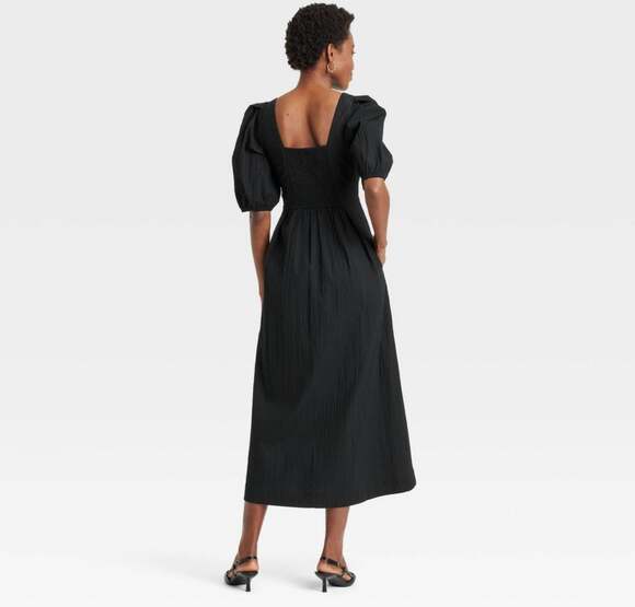 A New Day Short Sleeve Midi Dress cottage core crunchy granola milkmaiden - Picture 2 of 4